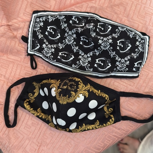 Dolce & Gabbana Neoprene Face Masks *SET OF TWO!!* - Picture 8 of 13